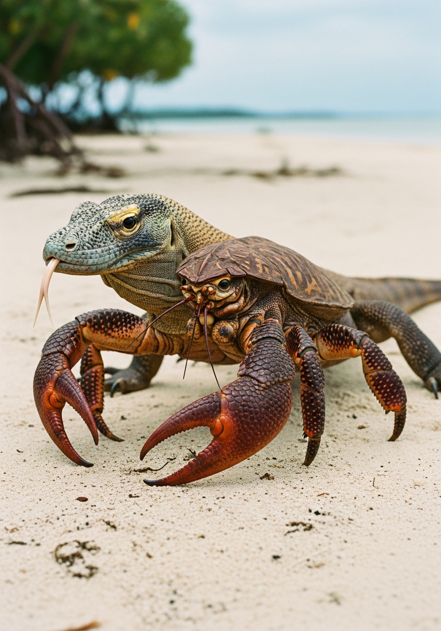 Komodocrab specimen photograph